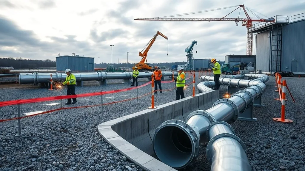 Gas & Oil Pipe Ducting & Installation in Aylesford