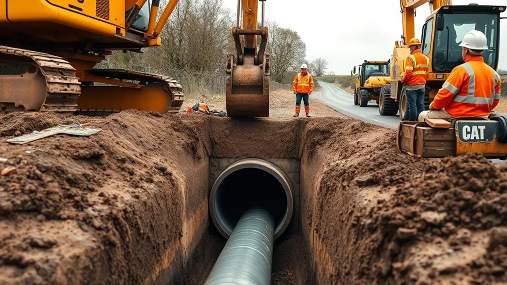 Pipe Ramming in Aylesford | Driving Pipes Under Roads, Walls & Buildings