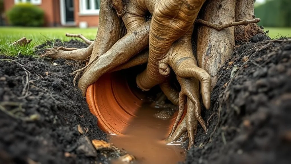 Tree Root Damage in Drains | Detection & Removal in Aylesford